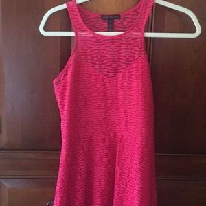 Material Girl hot pink dress size juniors medium